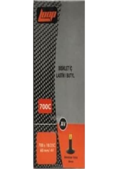 Loop İç Lastik - 700 X 18/25 Av60 - Siyah