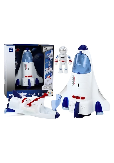 Oyuncak Uzay Gemisi Ve Figür Kozmonot - Oyuncak Astronot Figürü Ve Uzay Roketi 01