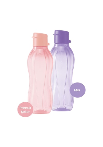 Eco Şişe 2li 500 Ml Suluk Pamuk Şeker Ve Mor