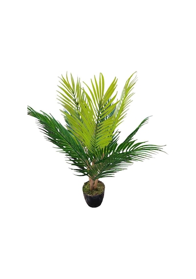 Bambu Palmiye Areka 60 Cm Dekoratif Bodur Ağaç Yapay Çiçek