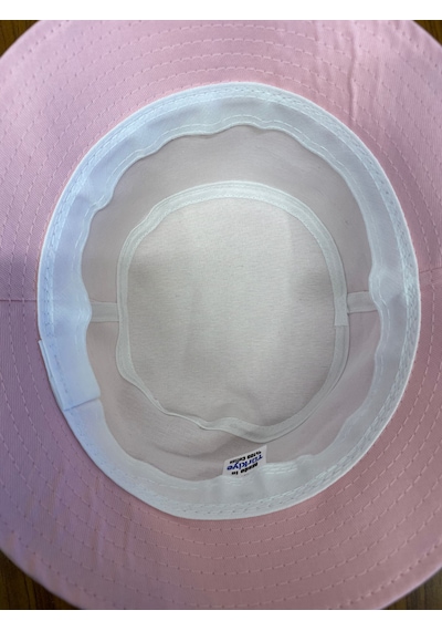 Hamze Bucket Kova Model Gabardin Kumaş Renkli Yazlık Şapka Pudra