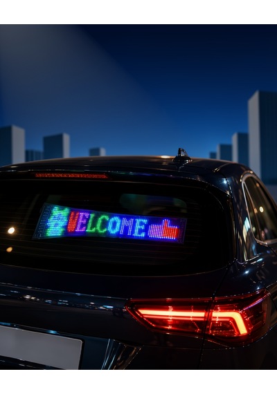 Rgb Led Panel Usb Bağlantılı Yazı Ve Gıf Destekli Diğer