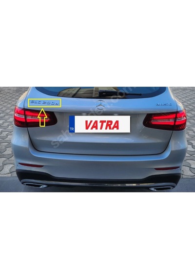Glc 250 D Exclusive Amg Uyumlu Glc 250 D Exclusive Krom Bagaj Yazısı 3m 3d Abs