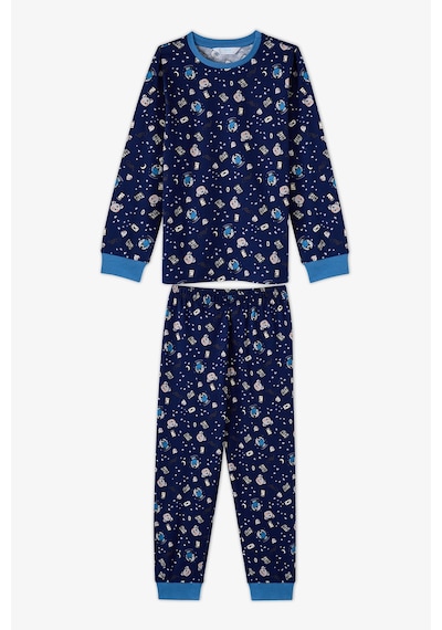 Penti Erkek Çocuk Mavi Story Friends Pamuklu Uzun Kollu 2li Pijama Takımı Penti Erkek Çocuk Mavi Story Friends Pamuklu Uzun Kollu 2li Pijama Takımı