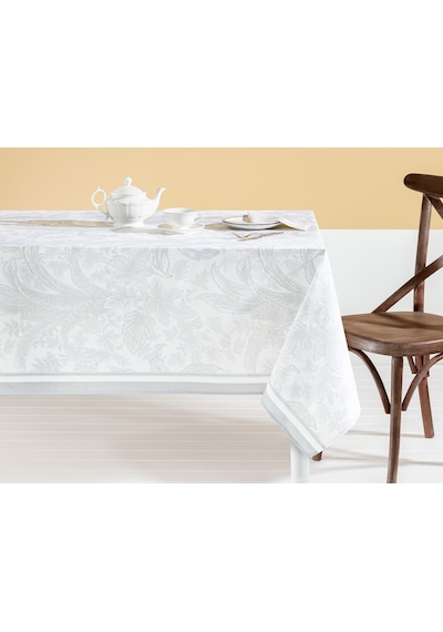 Madame Coco Bernice Polycotton Masa Örtüsü - Gri - 160x160 Cm Pco-05160 X 160 Cm-gri