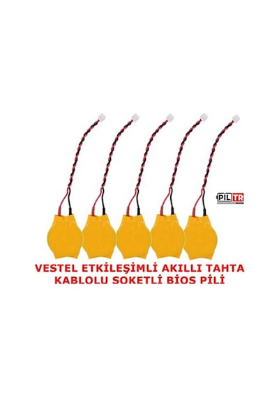 Vestel Uyumlu Faz-1 Ve Faz-2 Etkileşimli Akıllı Tahta Bios Pili 5 Adet
