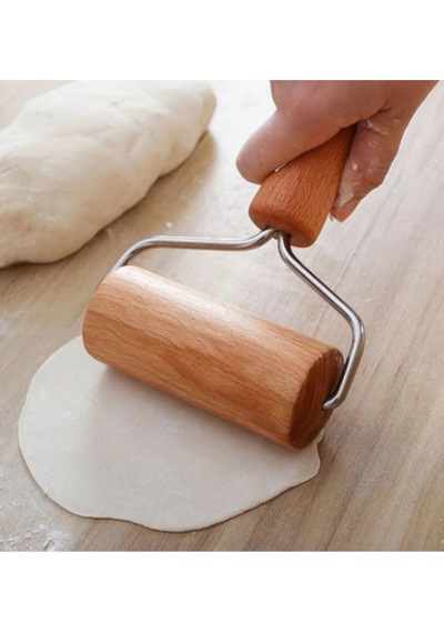 Profesyonel Ahşap Merdane Ergonomik Saplı, Pürüzsüz Rulo Hamur Açıcı Pizza, Börek, Hamur İşleri