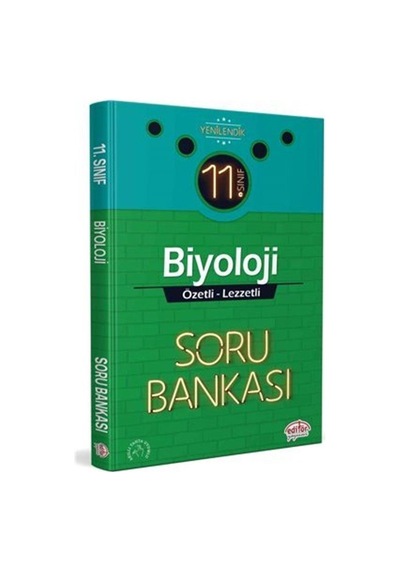 11.Sınıf Biyoloji Özetli  -  Lezzetli Soru Bankası -  Editör