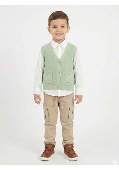 Xo Kids Erkek Çocuk 4lü Alt Üst Takım 2-5 Yaş 12210 Lacivert