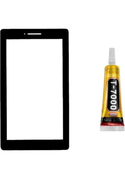 Lenovo Uyumlu Tab E7 Tb-7104F 8Gb 7 Inç Dokunmatik Cam ve T7000 Yapıştır