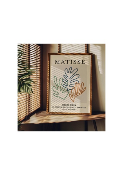 Matisse Çerçevesiz Poster, Modern Dekoratif Çerçevesiz Poster, Tablo, Matisse-5, 40 X 50 Sku: Zeusb0dt9rpqjf