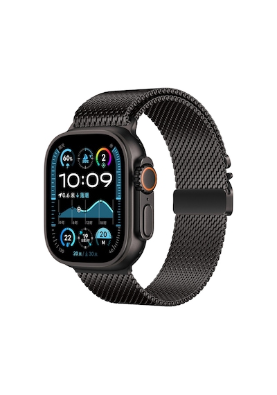 Apple Uyumlu  Watch 42/44/45/46/49mm Kordon Titanyum Kelebek Klipsli Milano Loop 121 4/5/6/se/7/8/9/10/ultra