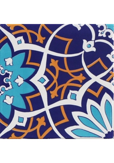 Armada Çini 20x20 Cm SP 202  Çiçek Desen Kütahya İznik Çini Karo