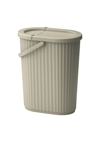 Dammâng Çöp Kutusu Gri-bej, 26 Cm Bej