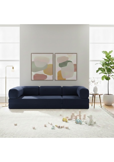 Linea Long 100 300 Sünger Koltuk Takımı Modüler Minder Dinlenme Köşesi Krem