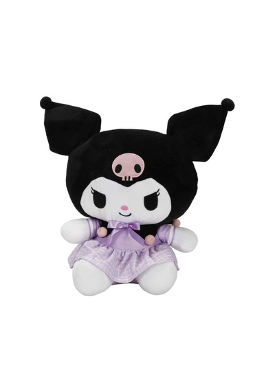 S00006114 Peluş Kuromi S2 Elbiseli 30 Cm.krm Siyah