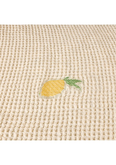 Soft Sorbetto Çift Kişilik Pike - Ekru / Renkli - 220x240 Cm Çok Renkli