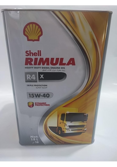 Shell Rimula R4 X 15W40 Motor Yağı 18 L