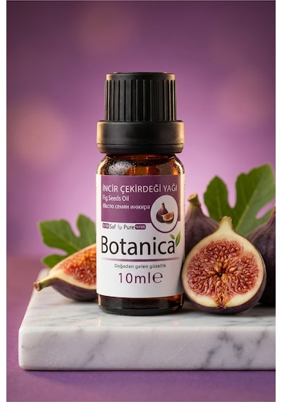 Botanica %100 Saf İncir Çekirdeği Yağı Anti Aging Göz Çevresi Bakımı Sıkılaştırıcı Doğal Bitkisel 10 Ml 10 ML