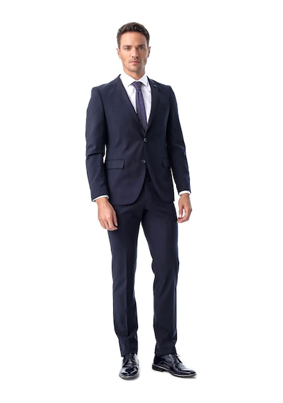 Morven Erkek Lacivert Basic Düz Slim Fit Dar Kesim Çift Yırtmaç - 498888121 Lacivert Morven Erkek Lacivert Basic Düz Slim Fit Dar Kesim Çift Yırtmaç - 498888121 Lacivert