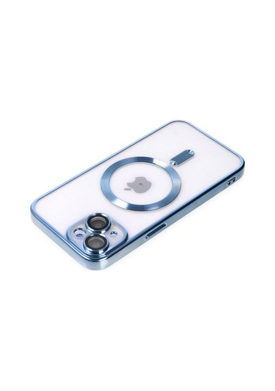 Apple iPhone Uyumlu  14 Uyumlu Kılıf Kross Magneticsafe Kapak - Sierra Blue