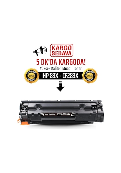 Hp Cf283X Uyumlu Toner /Np/83X/M201Dw/M201N/M225Dn/M225Dw N11.116654