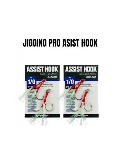 1/0 Karbon Çelik Assist Hook: Büyük Avların Vazgeçilmezi