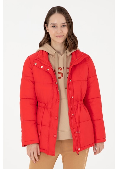 U.s. Polo Assn. Kadın Kırmızı Kaban 50291304-vr030 Kırmızı