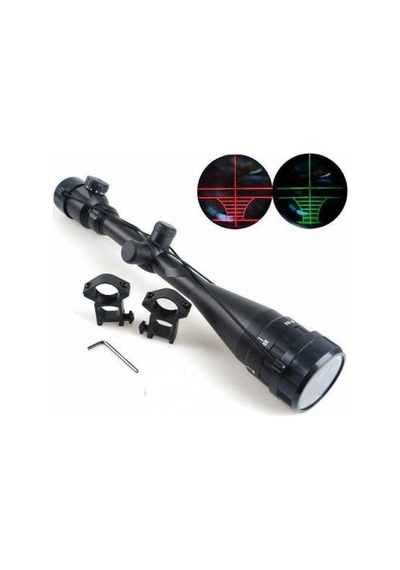 832x50aoeg Çift Işıklı Zoomlu Riflescope Dürbün Kırmızı
