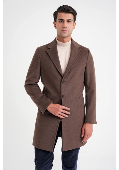 Efor Plt 088 Palto Comfort Kahve Kahverengi