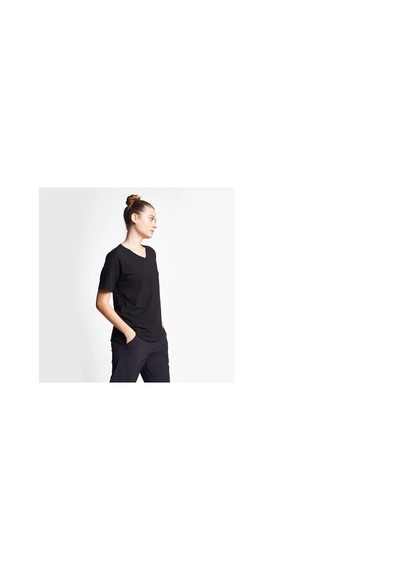 Lescon Kadın Kısa Kollu T-shirt 24s-2215-24b 24btbb002215-siyah