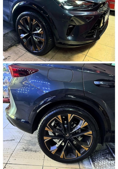Makyajlı Cupra Formentor Vz Jant Kaplama Sticker Set 19 Inç Artıc Jant İle Uyumlu