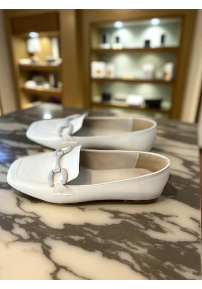 Aska Shoes Günlük Tokalı Babet 2025aska006 Bej