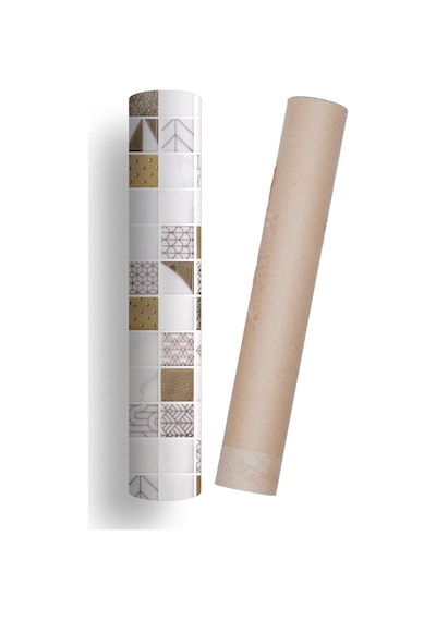 İbmta560 Mutfak Tezgah Arası Kendinden Yapışkanlı Folyo Kaplama Mozaik Taş Desen 60cm X 100cm