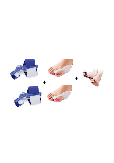 Halluks Valgus Gece Ateli + Silikon Bunyon Ve Egzersiz Lastiği