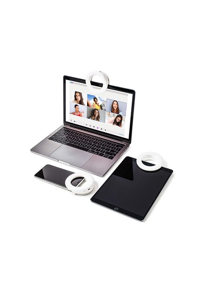 Apexel Halka Led Selfie Işığı 3 Renk Modlu Şarjlı - Telefon Tablet Notebook Uyumlu Makyaj Çekim Dış Çekim Lambası