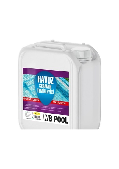 mb pool havuz seramik temizleyici 5 lt.Kireç, Yosun ve İnatçı Leke Çözücü