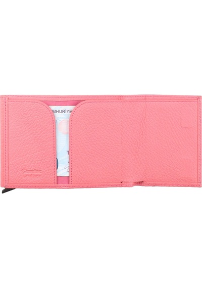 Walsmart Pro Cover Floater Akıllı Mekanizmalı Deri Cüzdan Pembe