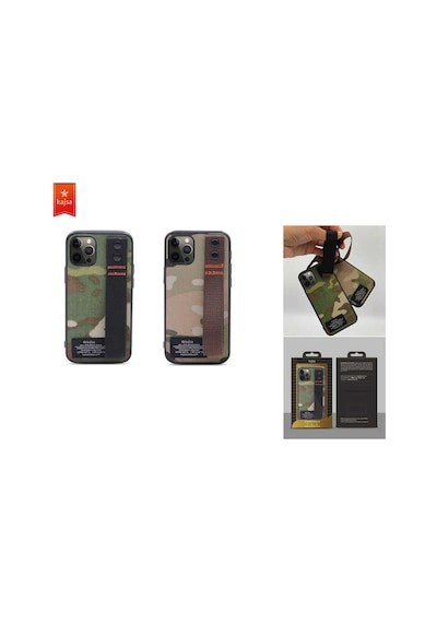 Kajsa Apple Uyumlu iPhone 12 Pro Max Kılıf Kajsa Cordura Serisi Military Kapak ZORE-218938