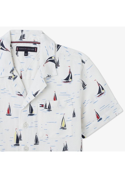 Tommy Hilfiger Çocuk Beyaz Gömlek Kb0kb09549 Beyaz