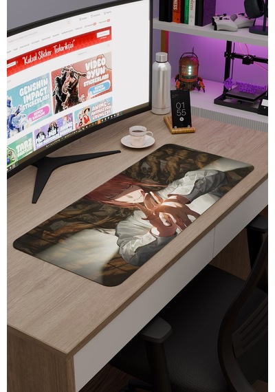Chainsaw Man Anime V5 - 70x30 Xl Gaming Kauçuk Kaymaz Taban Mouse Pad Fare Altlığı