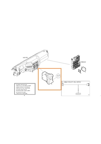 Iveco-s Way-adr Düğme, Kumanda Kabin İç S-way 2024