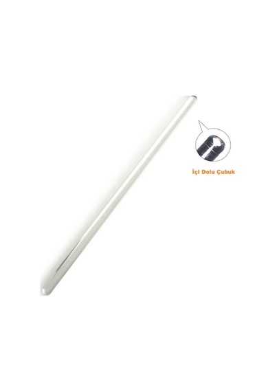 Agena 3 Adet Borosilikat Cam Baget 7x300 Mm - İçi Dolu Çubuk Glass Stirring Bar