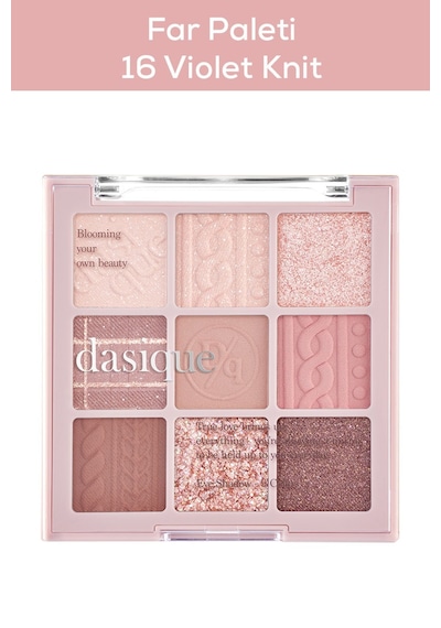 Dasique Mat Ve Işıltılı Renk Seçenekleri Sunan Far Paleti Shadow Palette 16 Violet Knit 16 Violet Knit
