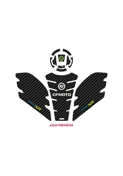 Cfmoto 250 Sr Uyumlu Tank Pad Seti Çok Renkli