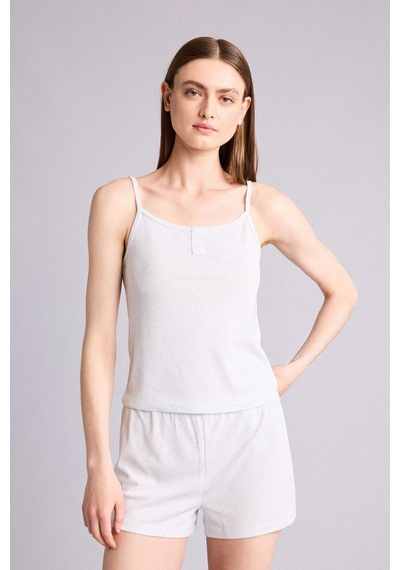 Defacto Regular Fit Askılı 2li Pijama Takımı I1171ax26smer98 Ekru-er98 Defacto Regular Fit Askılı 2li Pijama Takımı I1171ax26smer98 Ekru-er98