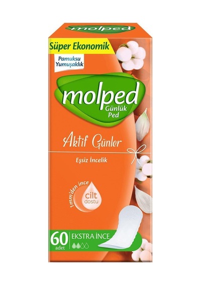Molped Aktif Günler Günlük Ped 60'lı