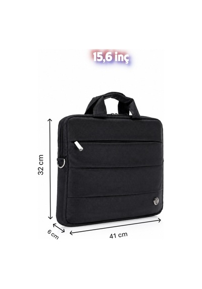 Plm Canyoncase 15,6inç Laptop Dizüstü Bilgisayar Evrak Çanta-siyh