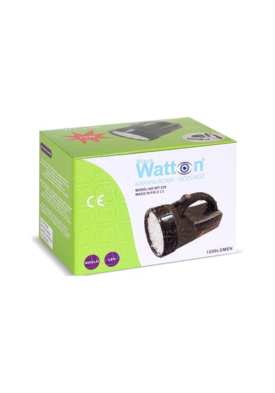 Hubrendy Çer 1200 Lümen 25 Ledli El Feneri Wt-239