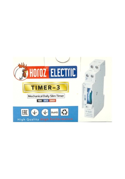 Horoz Timer-3 3500w Mknk Slim Zaman Saati